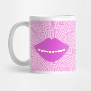 Amazing smile mouth lips pink Mug